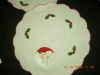 Wholesale Christmas linen coaster