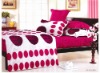 Wholesale 100% cotton reactive printed adult bedding set bed sheet set