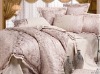 Wholesale 4pcs 100% cotton jacquard bedding set