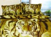 Wholesale 100% cotton reactive printed animal duvet cover set