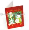 Wholesale various design flashing merry christmas card