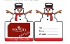 Wholesale PVC Christmas Gift Card