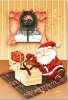 Wholesale santa paper christmas card