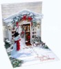 Wholesale DIY high quality christmas greeting card