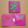 Wholesale Promotional music christmas record greeting card for gift