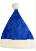 Wholesale Promotional Plush Blue Santa hat