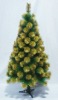 Wholesale pine needle Christmas Tree with gold