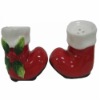 Wholesale Christmas Shoes Dolomite Salt&Pepper Set