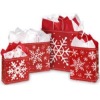 Snow Design Christmas Wrapping Bag