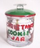 Wholesale Christmas glass candy jar