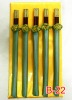 Wholesale 2010 new style christmas wood chopstick with silk cover