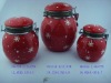 Wholesale ceramic airtight canister set