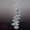 Christmas Tree w/Crakle Mirror Glass