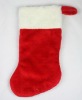 Wholesale High Quality Santa Claus Velvet Plush Christmas Stocking