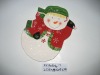 Wholesale snowman platter