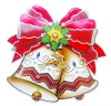 3D paper cheap bell christmas decoration