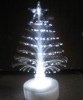 Wholesale Christmas gifts 5 inch artificial fiber optic christmas tree with coloful lights