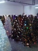 Wholesale LED handmade Fiber optic Christmas tree