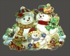 Wholesale snowman sticker paper christmas decoration