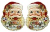Wholesale santa claus paper sticker christmas decoration