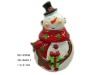Wholesale Ceramic sugar jar snowman sugar jar
