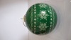 styrofoam christmas glitter ball/christmas foam ball ornament/LED christmas ball ornament/decoupage christmas ball/decal ball