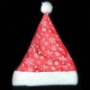 Cotton Santa Claus hat, christmas man hat, Printing snow hat, flash Children Christmas hat, new Christmas hat