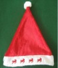 Wholesale red christmas Santa Claus hat, Applique Christmas Hat, baby new Christmas hat, flash Children Christmas hat, Kids' xmas toy hat