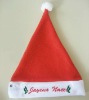 Wholesale red christmas Santa Claus hat, Applique Christmas Hat, baby new Christmas hat, flash Children Christmas hat, Kids' xmas toy hat