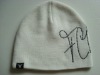 Wholesale Knitted Beanie Hat with EMB Solid and Promotional