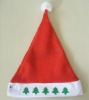 Wholesale red christmas Santa Claus hat, Applique Christmas Hat, baby new Christmas hat, flash Children Christmas hat, Kids' xmas toy hat