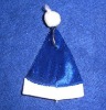 Wholesale blue christmas Santa Claus hat, craft Christmas hats, baby new Christmas hat, flash Children Christmas hat, Kids' xmas toy hat