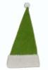 Wholesale green christmas Santa Claus hat, craft Christmas hats, baby new Christmas hat, flash Children Christmas hat, Kids' xmas toy hat