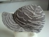 Wholesale Jacquard Knitted Hat with visor Cool style