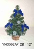 Wholesale Small Decoration Christmas Tree 12" (Decorate by RED or BLUE BELLS)