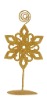 Christmas Metal Snowflake Card Holder Decoration