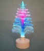 Wholesale fiber optic spiral led christmas tree