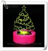 Wholesale plastic solar power christmas tree light