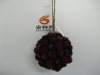 Wholesale LXS0188 13cm pinecone ball ornament,red