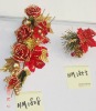 Christmas red velvet artificial flower