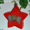 Wholesale glass christmas tree hanging ornament