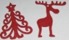 Wholesale felt hanger christmas tree deer decoration