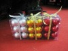 Wholesale favorable plastic x'mas ball for tree decorating