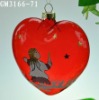 Wholesale glass christmas tree hanging ornament