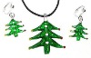 Wholesale HSYN1868 Latest New Design Enamel Christmas Tree Necklace