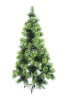Wholesale PVC Christmas pine tree ( decorate with silver powder )