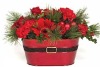 Wholesale metal flower bucket, christmas planter
