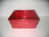 Iron flower planter pot for christmas decoration