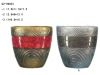Terracotta christmas garden planter