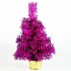 Wholesale 30" small pink christmas tinsel tree